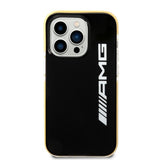 AMG iPhone 14 Pro Max Skal med Logo Svart Gul
