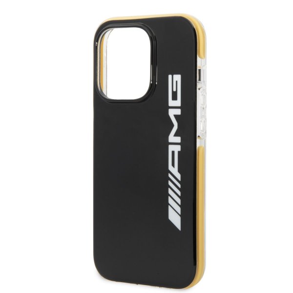 AMG iPhone 14 Pro Max Skal med Logo Svart Gul