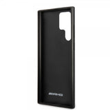 AMG Samsung Galaxy S22 Ultra Skal Leather Stripe Carbon Svart