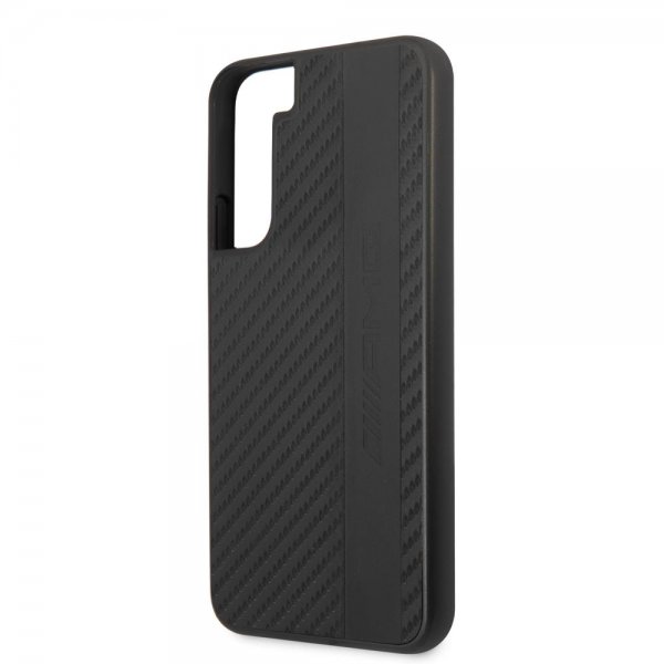 AMG Samsung Galaxy S22 Plus Skal Leather Stripe Carbon Svart