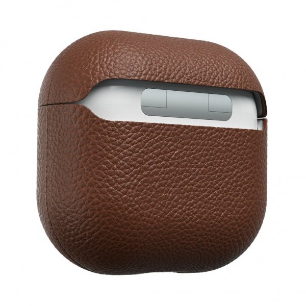 KeyBudz AirPods 4 Skal Artisan Series Natural Brown