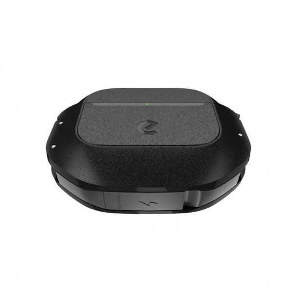 KeyBudz AirPods 4 Skal ElementProof Series Carbon Black