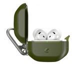 KeyBudz AirPods 4 Skal ElementProof Series Forest Green
