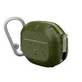 KeyBudz AirPods 4 Skal ElementProof Series Forest Green
