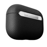 KeyBudz AirPods Pro Skal PodSkinz Äkta Läder Svart