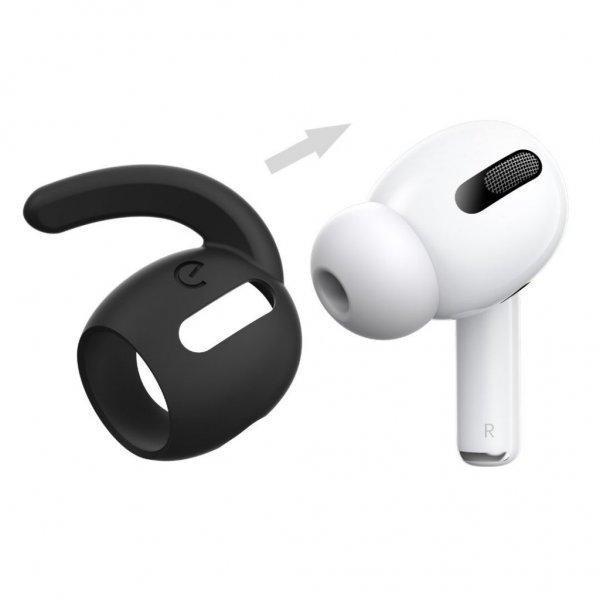 KeyBudz AirPods Pro EarBuddyz Ear Hooks Svart