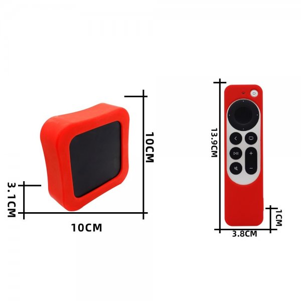Apple TV 4K 2022 Skal Silikon Blå