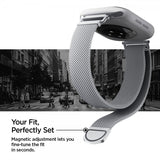 Spigen Apple Watch 38/40/41/42mm Armband WBM4 Silver