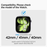 Spigen Apple Watch 38/40/41/42mm Armband WBM4 Silver