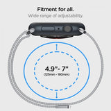 Spigen Apple Watch 38/40/41/42mm Armband Metal Fit Silver