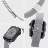 Spigen Apple Watch 38/40/41/42mm Armband Metal Fit Silver