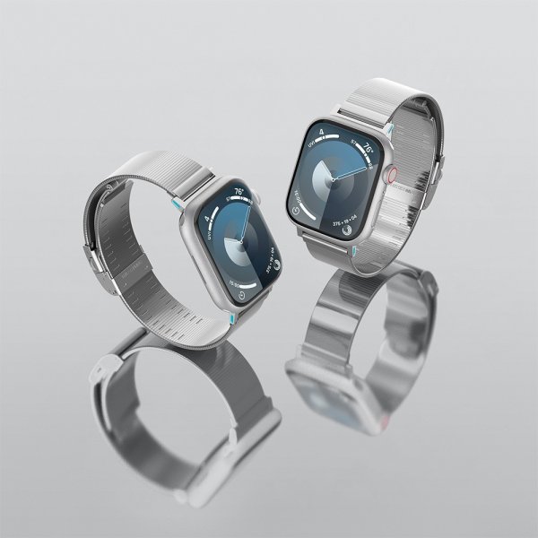 Spigen Apple Watch 38/40/41/42mm Armband Sleek Link Silver