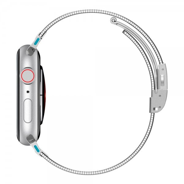 Spigen Apple Watch 38/40/41/42mm Armband Sleek Link Silver