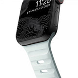 Nomad Apple Watch 38/40/41/42mm Armband Sport Band Icy Blue Glow
