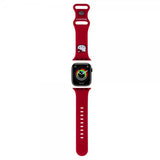 Hello Kitty Apple Watch 38/40/41/42mm Armband Liquid Silicone Röd