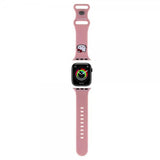 Hello Kitty Apple Watch 38/40/41/42mm Armband Liquid Silicone Rosa