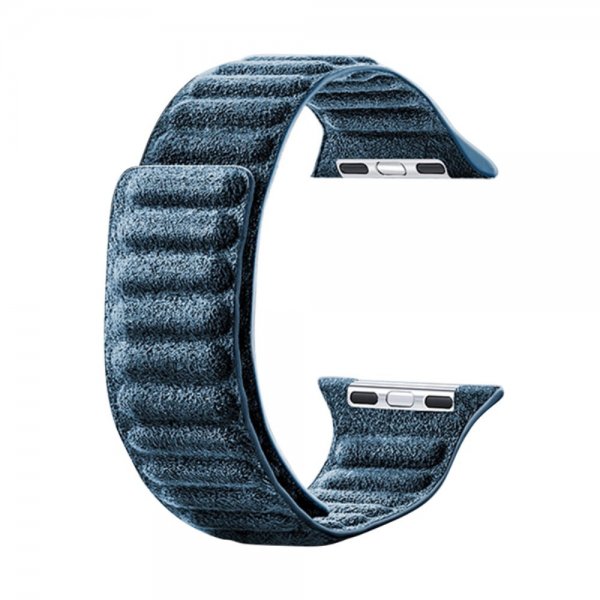 Apple Watch 38/40/41/42mm Armband Mocka Blå