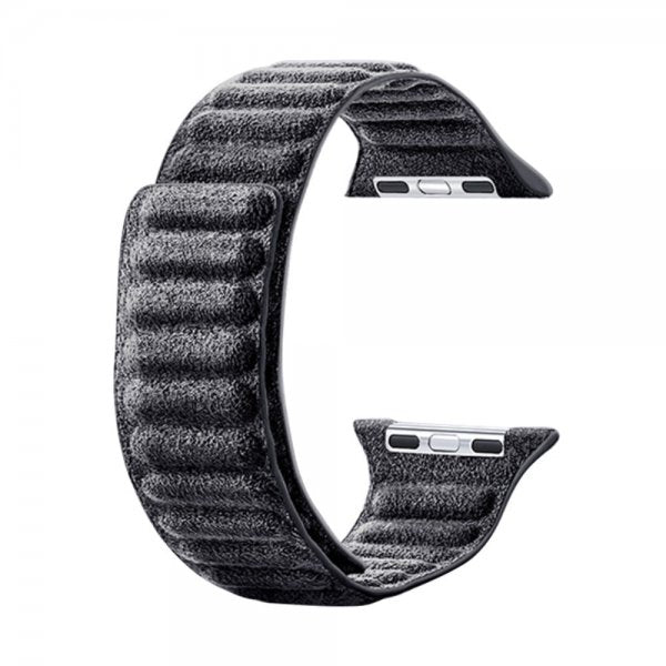 Apple Watch 38/40/41/42mm Armband Mocka Svart