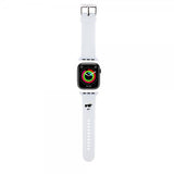 Karl Lagerfeld Apple Watch 38/40/41/42mm Armband Rubber NFT Choupette Vit