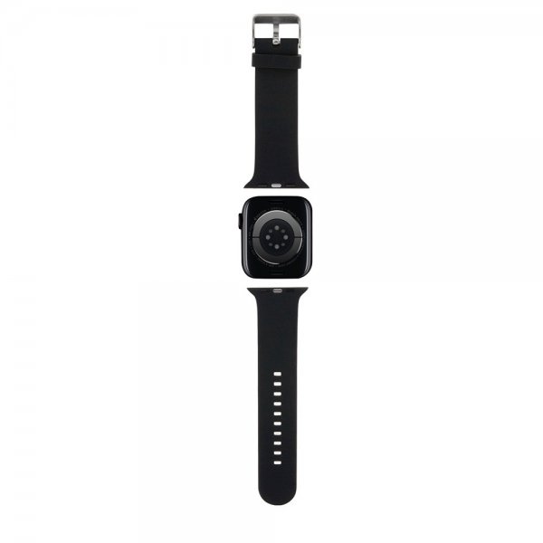 Karl Lagerfeld Apple Watch 38/40/41mm Armband Rubber NFT Karl & Choupette Svart