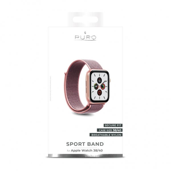 Puro Apple Watch 38/40/41/42mm Armband Sport Band Rose