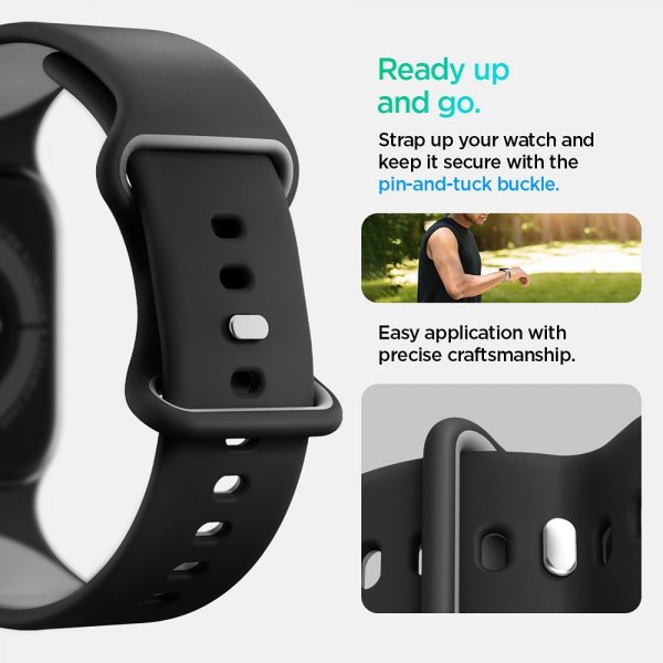 Spigen Apple Watch 40/41/42mm Armband Nano Pop Black Sesame