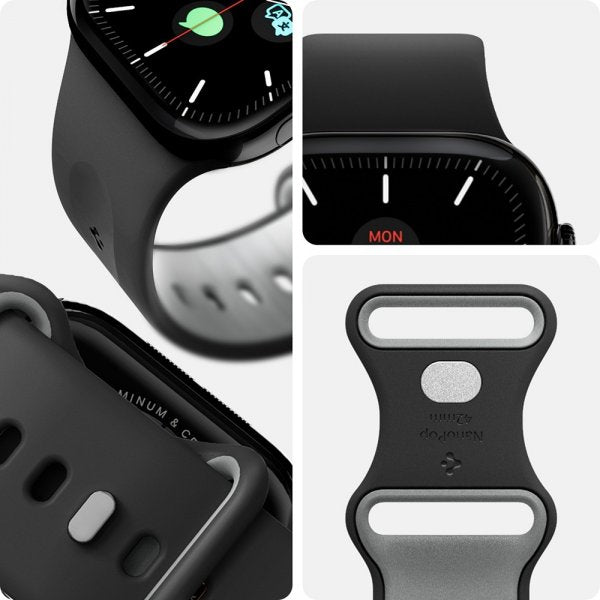 Spigen Apple Watch 40/41/42mm Armband Nano Pop Black Sesame