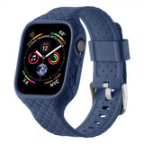 Apple Watch 41mm Armband Vävtextur Mörkblå