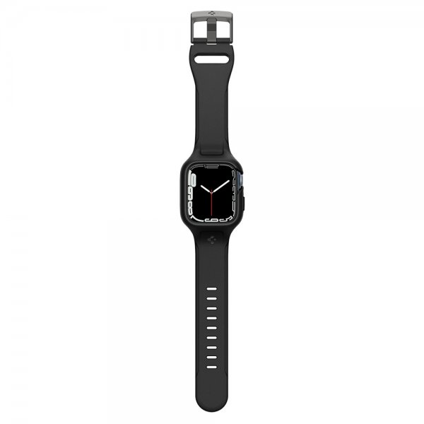 Spigen Apple Watch 41mm Skal med Armband Liquid Air Pro Svart