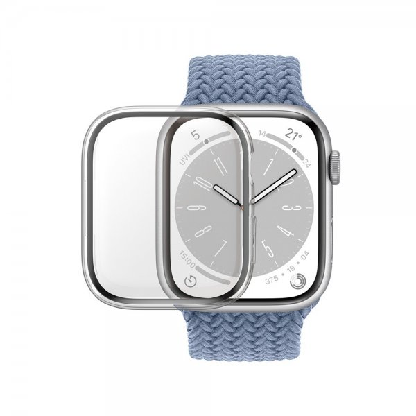 PanzerGlass Apple Watch 41mm Skal med Skärmskydd Full Body Protector D3O Transparent