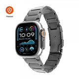 Fixed Apple Watch 42/44/45/46mm Armband Titanium Strap Natural