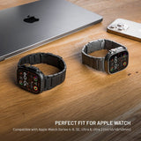 Fixed Apple Watch 42/44/45/46mm Armband Titanium Strap Natural