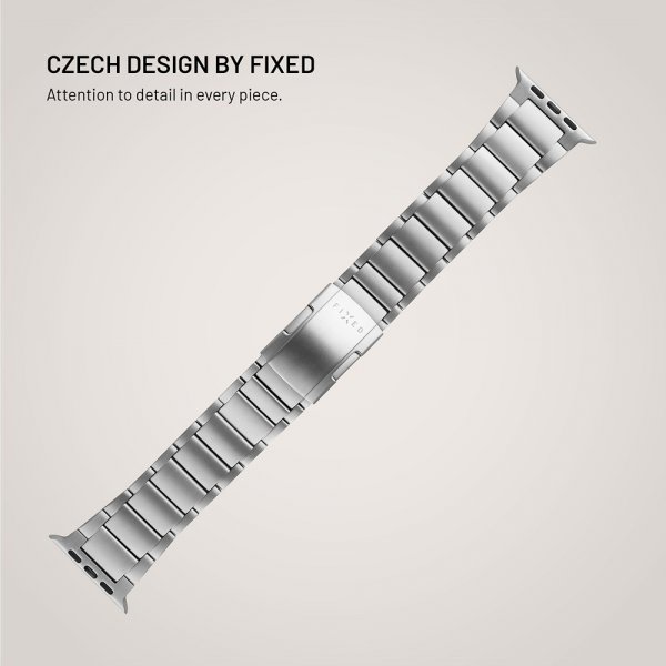 Fixed Apple Watch 42/44/45/46mm Armband Titanium Strap Natural