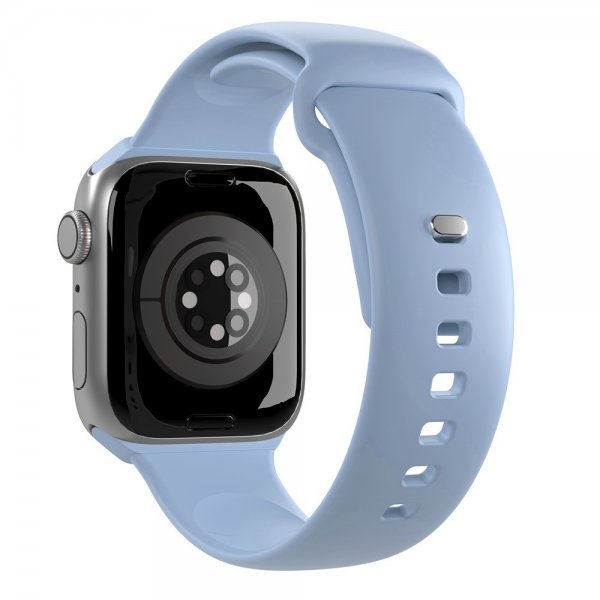 Puro Apple Watch 44/45/46mm/Apple Watch Ultra Armband ICON Silicone Band Powder Blue