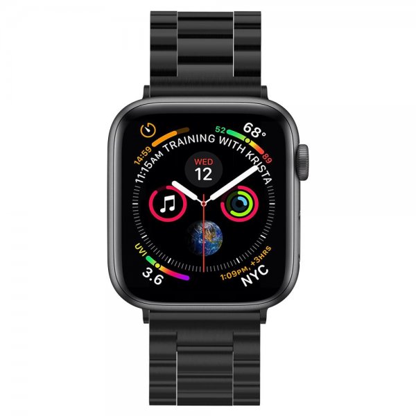 Spigen Apple Watch 42/44/45mm/Apple Watch Ultra Armband Modern Fit Svart