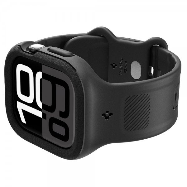 Spigen Apple Watch 42mm (Series 10/11) Armband och Skal Vault Pro Matte Black