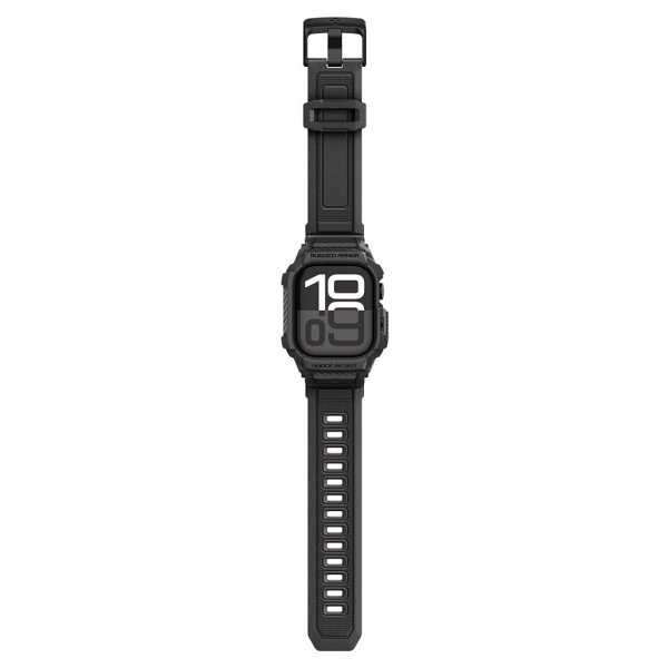 Spigen Apple Watch 42mm (Series 10/11) Armband Rugged Armor Pro 2 Matte Black