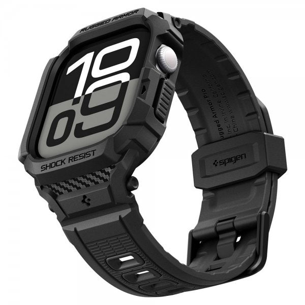 Spigen Apple Watch 42mm (Series 10/11) Armband Rugged Armor Pro 2 Matte Black