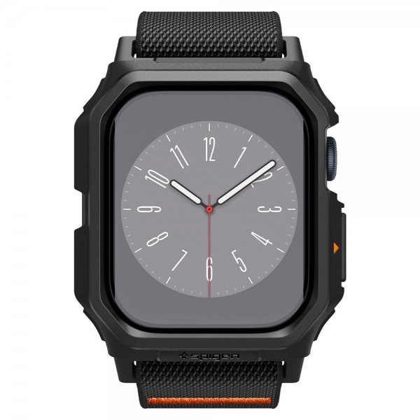 Spigen Apple Watch 42mm (Series 10/11) Armband och Skal Lite Fit Pro Matte Black