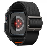 Spigen Apple Watch 42mm (Series 10/11) Armband och Skal Lite Fit Pro Matte Black