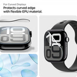 Spigen Apple Watch 42mm (Series 10/11) Skärmskydd EliteShield EZ Fit 2-pack