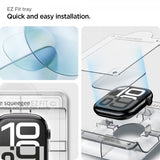 Spigen Apple Watch 42mm (Series 10/11) Skärmskydd EliteShield EZ Fit 2-pack