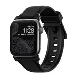 Nomad Apple Watch 44/45/46mm/Apple Watch Ultra Armband Rugged Band Black Hardware Svart