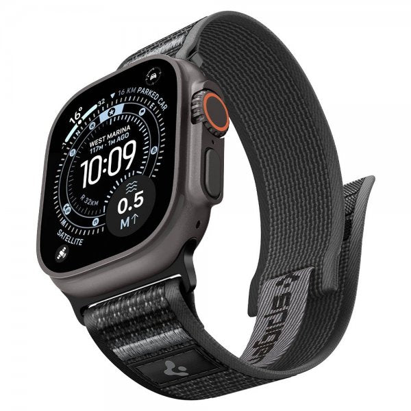 Spigen Apple Watch 44/45/46mm/Ultra 49mm Armband Athlex Air 2 Active Black Gray
