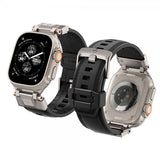 Spigen Apple Watch 44/45/46mm/Ultra 49mm Armband DuraPro Armor PU Svart