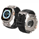Spigen Apple Watch 44/45/46/49mm Armband DuraPro Armor Svart