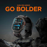 Spigen Apple Watch 44/45/46/49mm Armband DuraPro Armor Svart