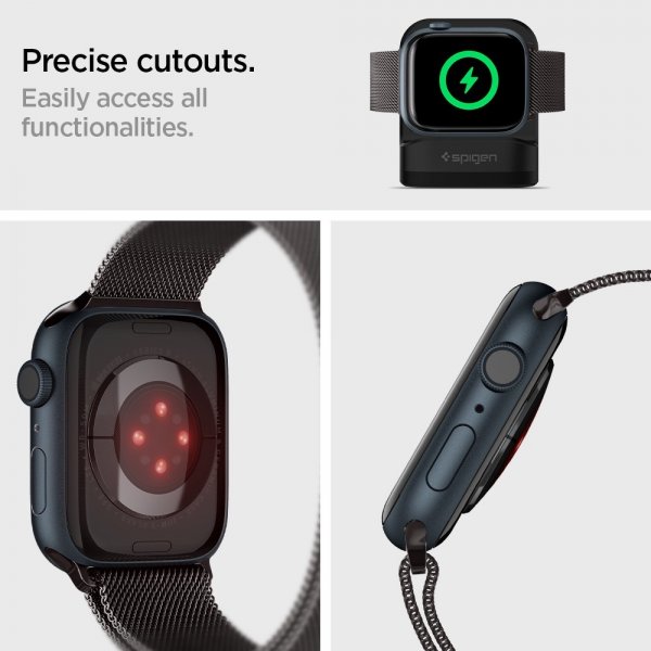 Spigen Apple Watch 44/45/46mm/Ultra 49mm Armband Metal Fit Graphite