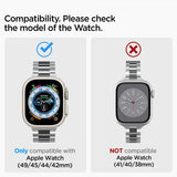Spigen Apple Watch 44/45/46mm/Ultra 49mm Armband Modern Fit 316L Silver