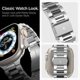 Spigen Apple Watch 44/45/46mm/Ultra 49mm Armband Modern Fit 316L Silver
